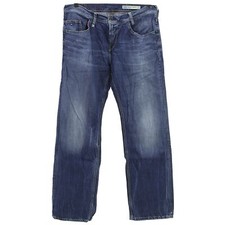 #6075 TOMMY HILFIGER Herren Jeans Hose WOODY Denim ohne Stretch blue blau 36/34