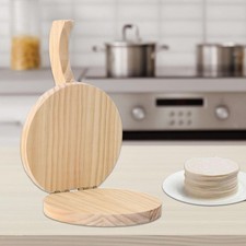 Tortillapresse aus Holz, Küchenhelfer, Teigtaschenpresse, Pizzapresse