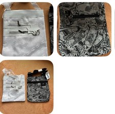 1x  weiss  1x schwarz  Set Umhängetasche  Schultertasche Handy Tasche  Cross Bag