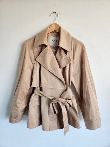 Cos kurzer trenchcoat aus - kurzer,