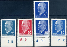 Ulbricht DDR aus 934 - 1331  4 verschiedene DKZ postfrisch !!!