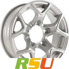 GMP SJ15 silver 5.5x15" ET5 LK5 139.7 ML 108 Alufelgen 15 Zoll