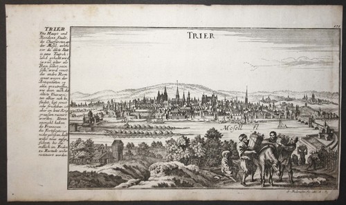 Trier mosel gesamtansicht - trier,