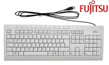 Fujitsu KB521 USB QWERTZ DE Tastatur - Grau, OVP, NEU