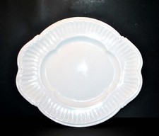 Ovale Steingutplatte von
