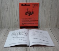 Holder Ersatzteilliste Traktor