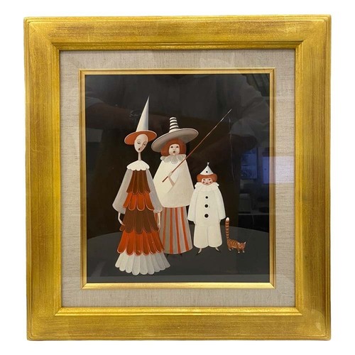 Bozena duda ölgemälde - Ölgemälde, clowns
