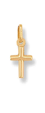 Kreuz anhänger gelbgold - anhänger, 9