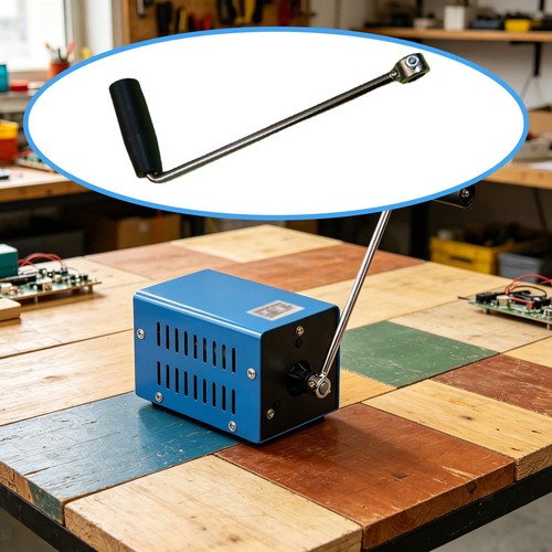 Generator mit handkurbel - generator,