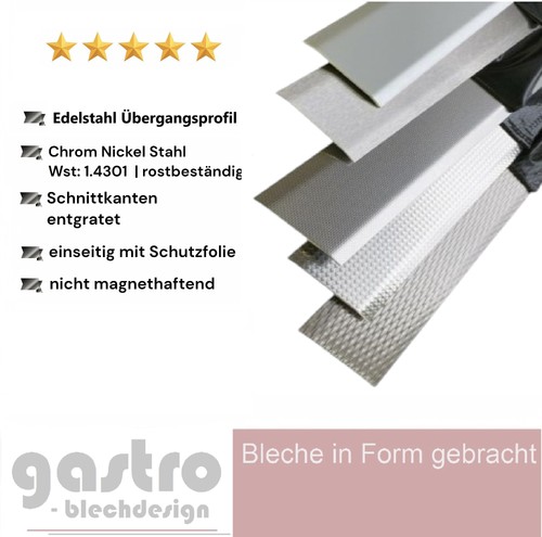 übergangsprofil edelstahl - Übergangsprofil,