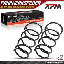 2x Federn Fahrwerksfeder Vorne