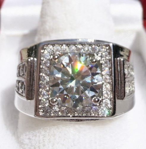 Original moissanit herrenring - moissanit,