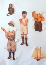 Anziehpuppe, Paperpuppe, Paper Doll ...  Bobby ,,,,