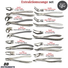 "Extraktionszange Zahnzange Oberkiefer Unterkiefer Molaren  Zange Instrumente