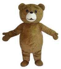 Ted bär maskottchen kostüm - ted,