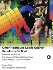 Omar Rodriguez Lopez Quartet- Sepulcros De Miel Coloured Vinyl Limited Edition