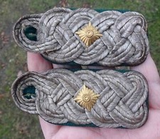    Paar Schulterstücke 30 er Jahre Oberstleutnant der Polizei