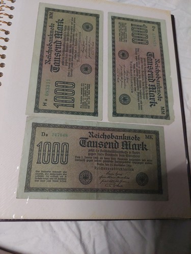 1000 mark reichsbanknote - 1000,