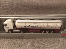 Herpa H0 1:87 in OVP; 900331 DAF 105 XF SC Tank-Sattelzug "Weigand"(weiß, chrom)