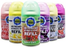 6 X AIRESS AUTOMATISCHE SPRAYMINEN 250ML LUFTERFRISCHER AIRESS WÄHLTE IHRE EIGENE