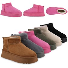 Damen Warm Gefütterte Plateau