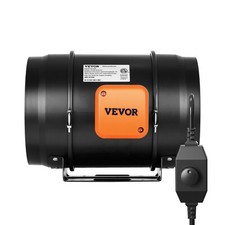 VEVOR 126W Inline-Kanalventilator 8" Rauchabzug HVAC Growbox Rohrventilator
