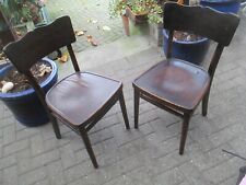 SET 2 X STUHL FRANKFURTER KÜCHE VINTAGE BAUHAUS HOLZ STUHL ART DECO VINTAGE