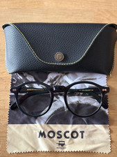 MOSCOT MILTZEN Brillen Fassung Schwarz + Breit 49mm ✅Sehr guter Zustand