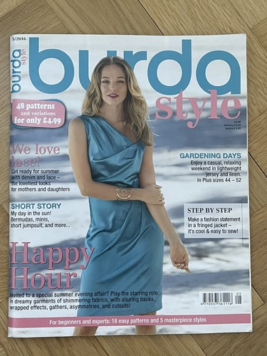 Burda magazine may 2016 sewing - burda,