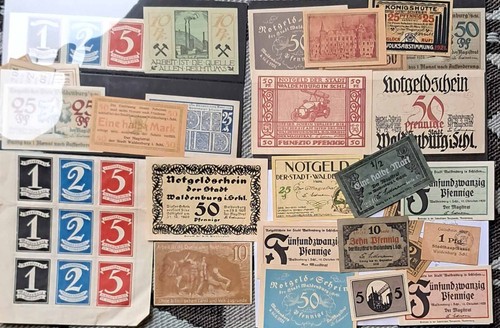 Notgeldscheine schlesien - 40,