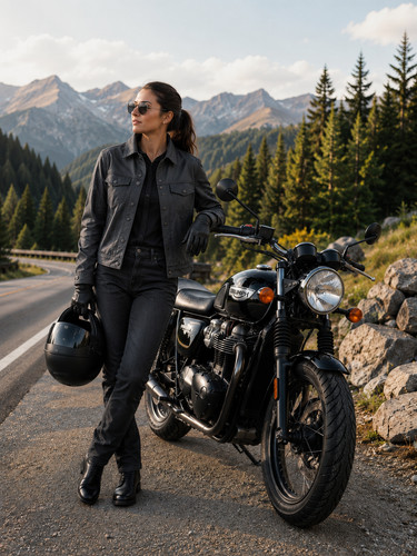 Motorradanzug teilig jeans - 2-teilig,
