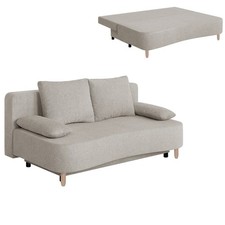 Schlafsofa - beige - Federkern