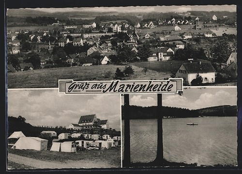Ansichtskarte marienheide - ansichtskarte,
