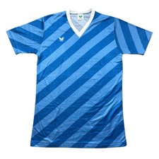 Erima vintage Trikot 80er Gr. 7/8 L Fussball Shirt 80s West Germany Blau ZM60