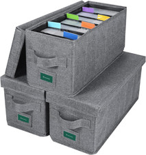 CD Storage Box with Lid Pack