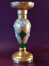 Vintage böhmische grüne