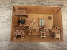 3D Holzbild Wandbild Küche