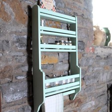 Grün Gewürzregal Holz Wand