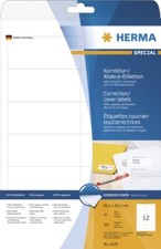 Korrektur-/Abdecketiketten A4