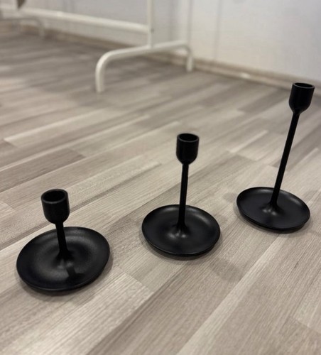 Kerzenständer set neu schwarz - neu,
