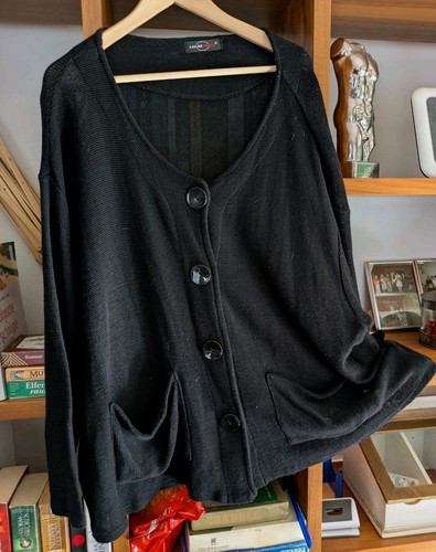 Lagenlook strickjacke jacke - strickjacke,