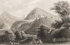 PAYNE (*1812) nach MAYER (*1791), Schloss auf dem Hügel, Sst. Romantik 1850-1899