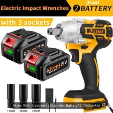 Jemi Tool 3-in-1 Akku-Schlagschrauber Ink. 2 Akkus, 21V, 3,0AH, 3 Aufsätze max.