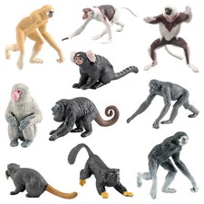 10 Stück Kunststoff Wild Zoo