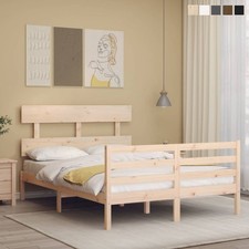 Massivholzbett Kopfteil Lattenrost Holzbett Einzelbett Doppelbett Bettgestell