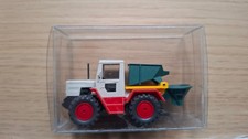 1/87 WIKING Serienmodell MB Trac mit Düngerstreuer grau/rot ohne OVP