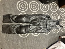 Polo Leder-Latzhose In 54