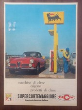 Alfa Romeo 2600 Sprint Touring Spider, AGIP, Werbung advert pubblicità, 1965