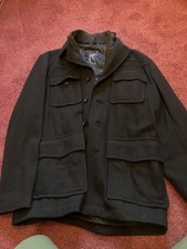 S. Oliver Winterjacke  Herren Mantel  Jacket Kurzmantel Gr. L Wollmantel