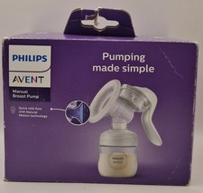 Philips Avent SCF430/01 Manuelle Milchpumpe – Natural Motion, BPA-frei, Komfort